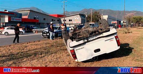 Hoy Tamaulipas Accidentes En Tamaulipas Voltea La Silverado En