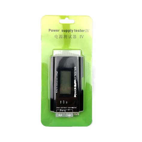 Тестер для блоков питания 24 pin 20 pin Molex Sata ATX Power Supply ...