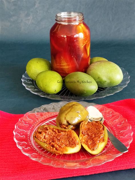 Miskut Goan Stuffed Mango Pickle Celebration In My Kitchen Goan