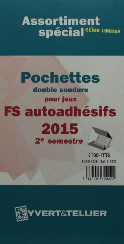 Assortiment Pochettes 2e Sem 2015 Futura FS Autoadhesifs Yvert