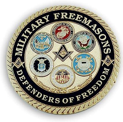 Amazon Military Masons Defenders Of Freedom Round Masonic Auto