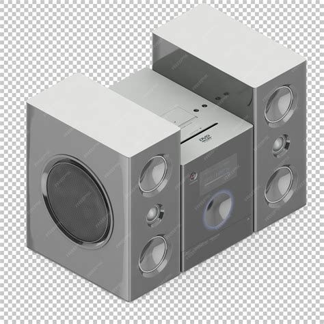 Premium Psd Isometric Speakers