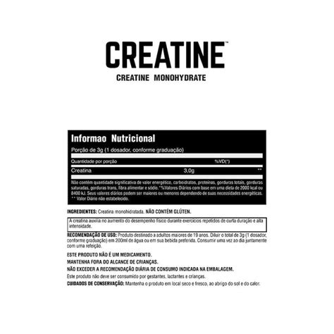 Kit Creatina Monohidratada Universal G Unds Coqueteleira