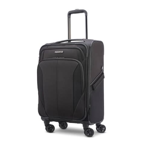 American Tourister Phenom Softside Carry On Spinner Suitcase - Black ...