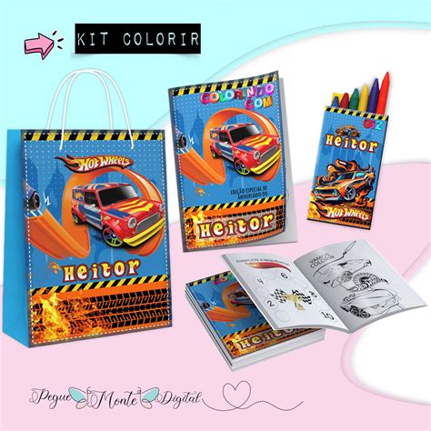 Kit Colorir Hot Wheels Elo Produtos Especiais