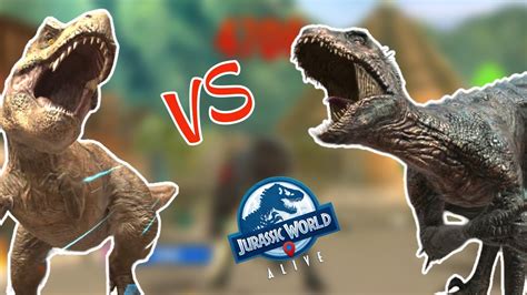 Rexy Vs Scorpios Rex Boss Raid Level 19 🦖 Jurassic World Alive Gamesbyben Youtube