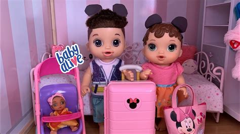 Packing Baby Alive Diaper Bag And Suitcase For Disney World Youtube