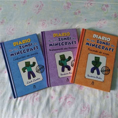 Kit Livros Da S Rie Di Rio De Um Zumbi Do Minecraft Livro Sextante