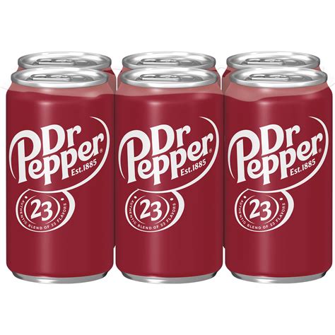 Dr Pepper Soda 7.5 oz Cans - Shop Soda at H-E-B