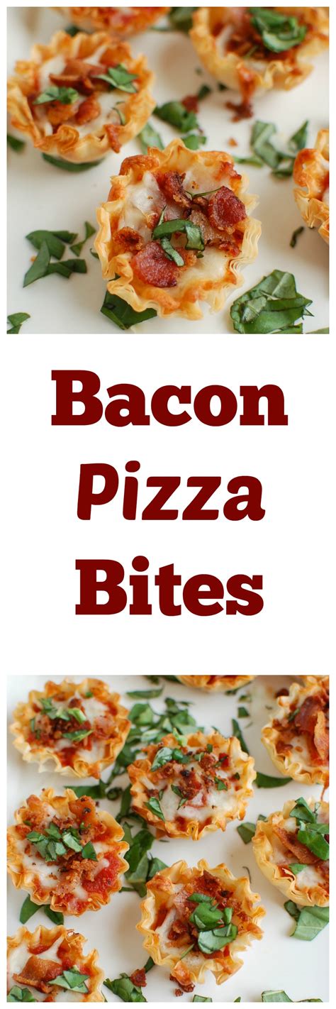 Bacon Pizza Bites A Cedar Spoon