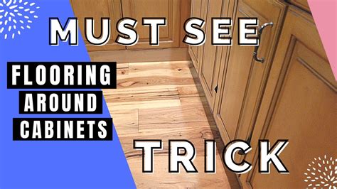 Installing Floating Floor Around Kitchen Cabinets Things In The Kitchen