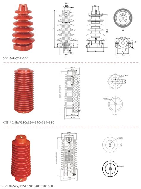 36kv 40 5kv High Voltage Insulator Hv Mv Switchgear Accessories With