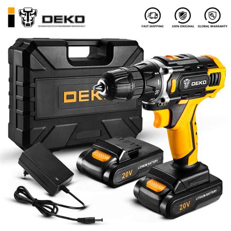 DEKO New Series 12V 16V 20V Cordless Drill Electric Screwdriver Mini