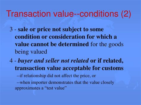 Ppt Wto Customs Valuation Agreement Powerpoint Presentation Free