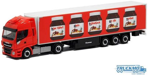 Herpa Nutella Iveco Stralis Highway XP Medi Euro Refrigerated Box