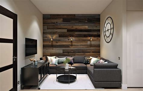 Living Rooms With Wood Paneling Photo