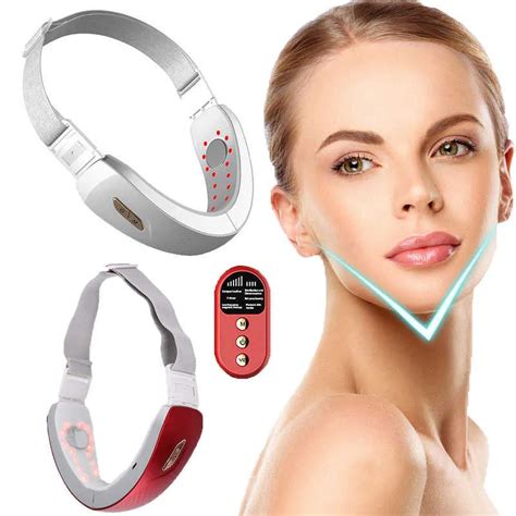 EMS Microcurrent V Lifting Machine With LED Light For Skin Tightening