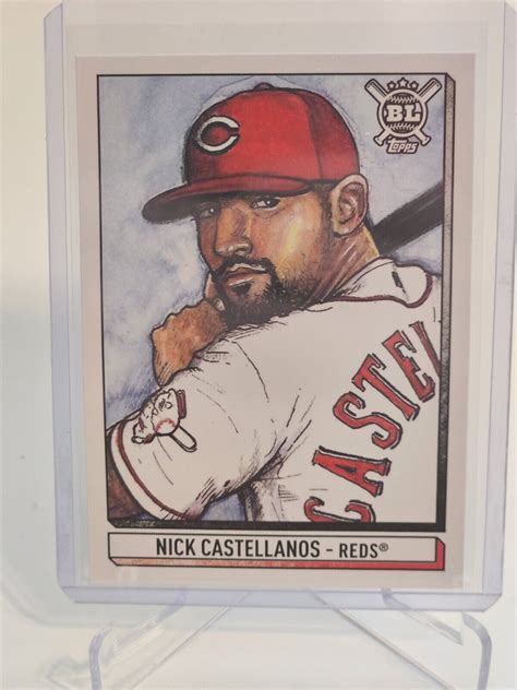 Nick Castellanos 2021 Topps Big League Art Of The Game ATG NC Baseball