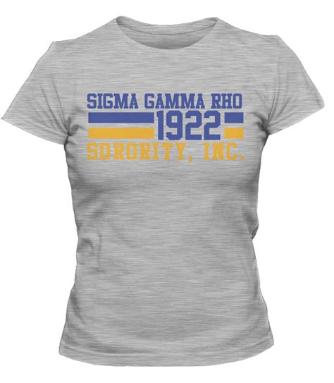 Sigma Gamma Rho Sprint T Shirt Letters Greek Apparel Black Greek