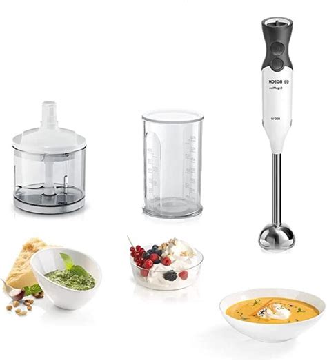 Bosch Ergomixx Hand Blender With Attachments Watt White