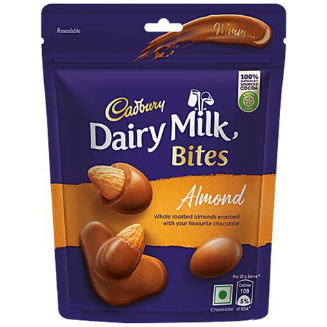 Cadbury Dairy Milk Bites With Almonds 50grams Imported Chocolates Valentine Ts