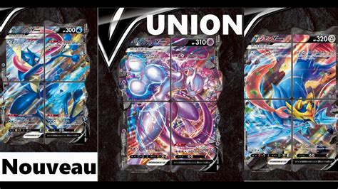 Ouverture PACK V UNION Mewtwo Amphinobi Zacian Les Cartes