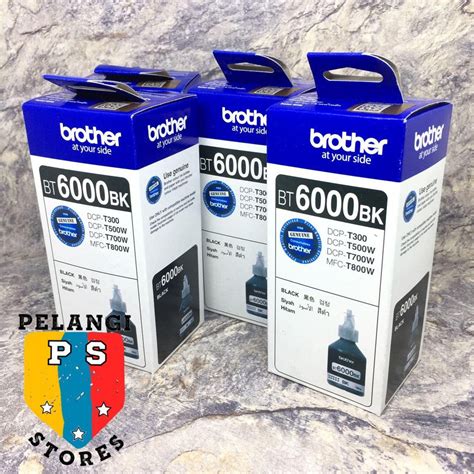 Tinta Brother Bt Bk For Dcp T T W Tinta Printer Black Shopee