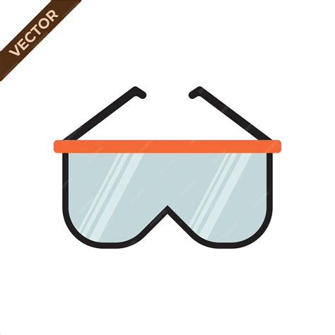 Premium Vector | Safety glasses vector illustration vector illustration