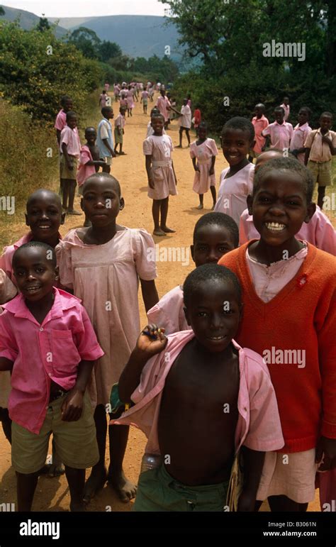 School Children In Uganda Stock Photo Alamy