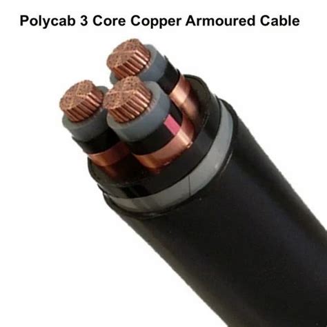 Polycab Core Copper Armoured Cable Sq Mm At Rs Meter In New