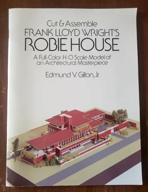 Frank Lloyd Wright Robie House Cut Assemble Ho Scale Model