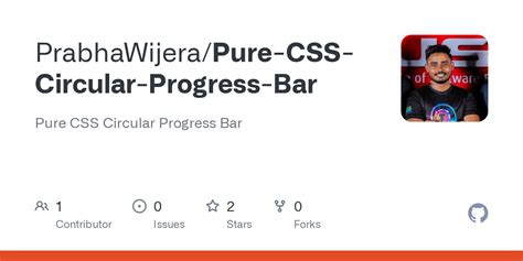 GitHub PrabhaWijera Pure CSS Circular Progress Bar Pure CSS Circular