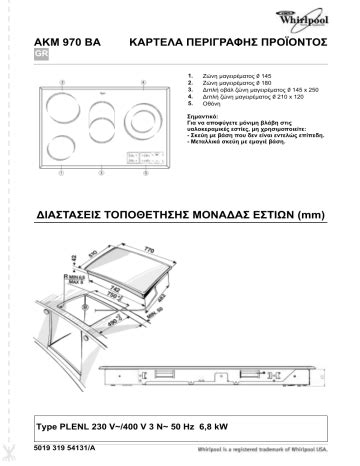 Whirlpool Akm G Ba Hob Program Chart Manualzz