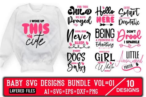 Baby Svg Designs Bundle Vol Graphic By Abdul Mannan Creative