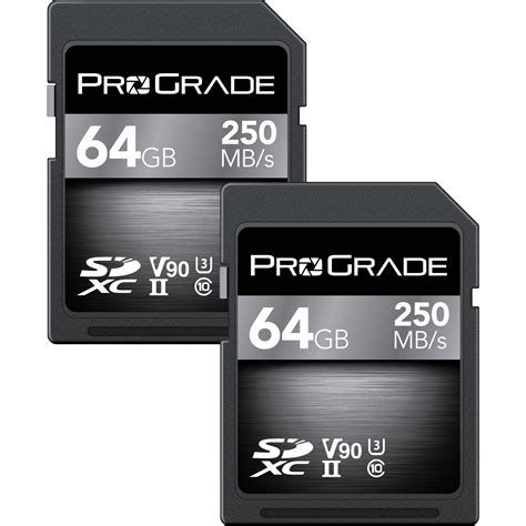 Prograde Digital Gb Uhs Ii Sdxc Memory Card Pgsd Gbcj Bh B H