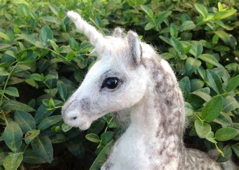 Needle Felted Unicorn By J King Merino And New Zealand Corriedale