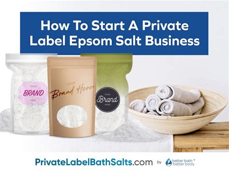 How To Start A Private Label Epsom Salt Business