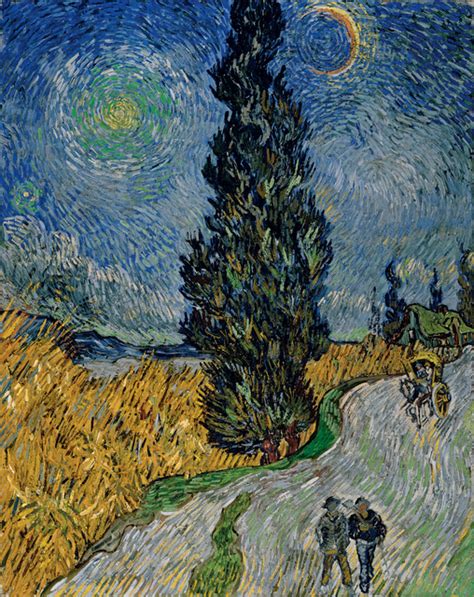 Vincent van Gogh | Country road in Provence by night (c. 12 , 15 May ...