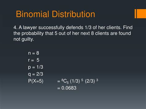 Ppt Binomial Distribution Powerpoint Presentation Free Download Id