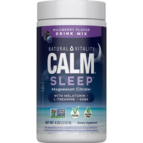 Natural Vitality Calm Calm Sleep Magnesium Supplement Drink Mix - Mixed