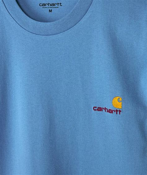 Blue Carhartt Wip American Script T Shirt Svd Uae