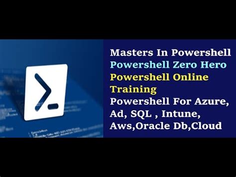 Masters In Powershell Powershell For Azure Ad Sql Intune Exchange