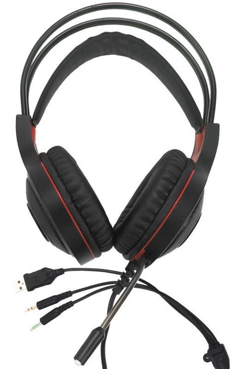 Headset Gaming Shenlong HS999 con retroiluminación LED roja SHENLONG