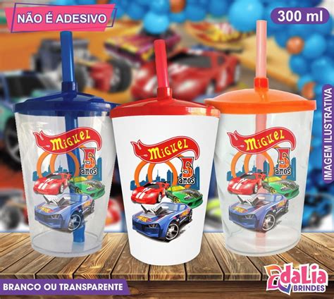 Copo Twister Personalizado Hotwheels Mod Ml Elo