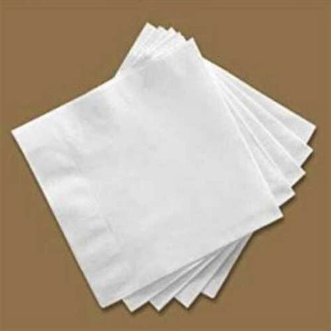 15 25 Cm 2 Ply Plain Square White Tissue Paper At Best Price In