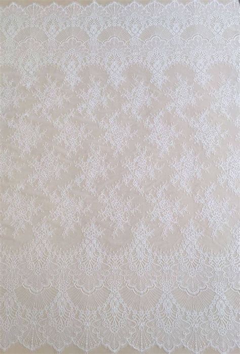 Off White Lace Fabric French Lace Spitzenstoff Etsy