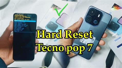 Hard Reset Tecno Pop 7 100 YouTube