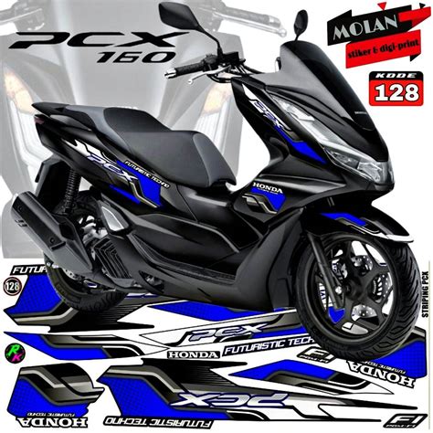 Decal Sticker Striping Variasi All New Honda PCX 160 New PCX 160 2022