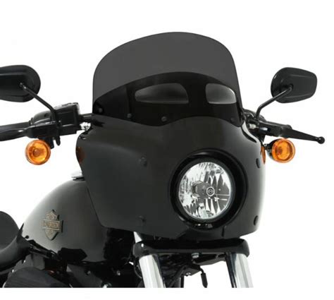 Memphis Shades Mep87310 Vented Windshield For Road Warrior Fairing 9in Dark Black Smoke