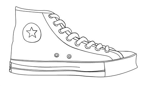 How To Draw A Sneaker Easy At How To Draw